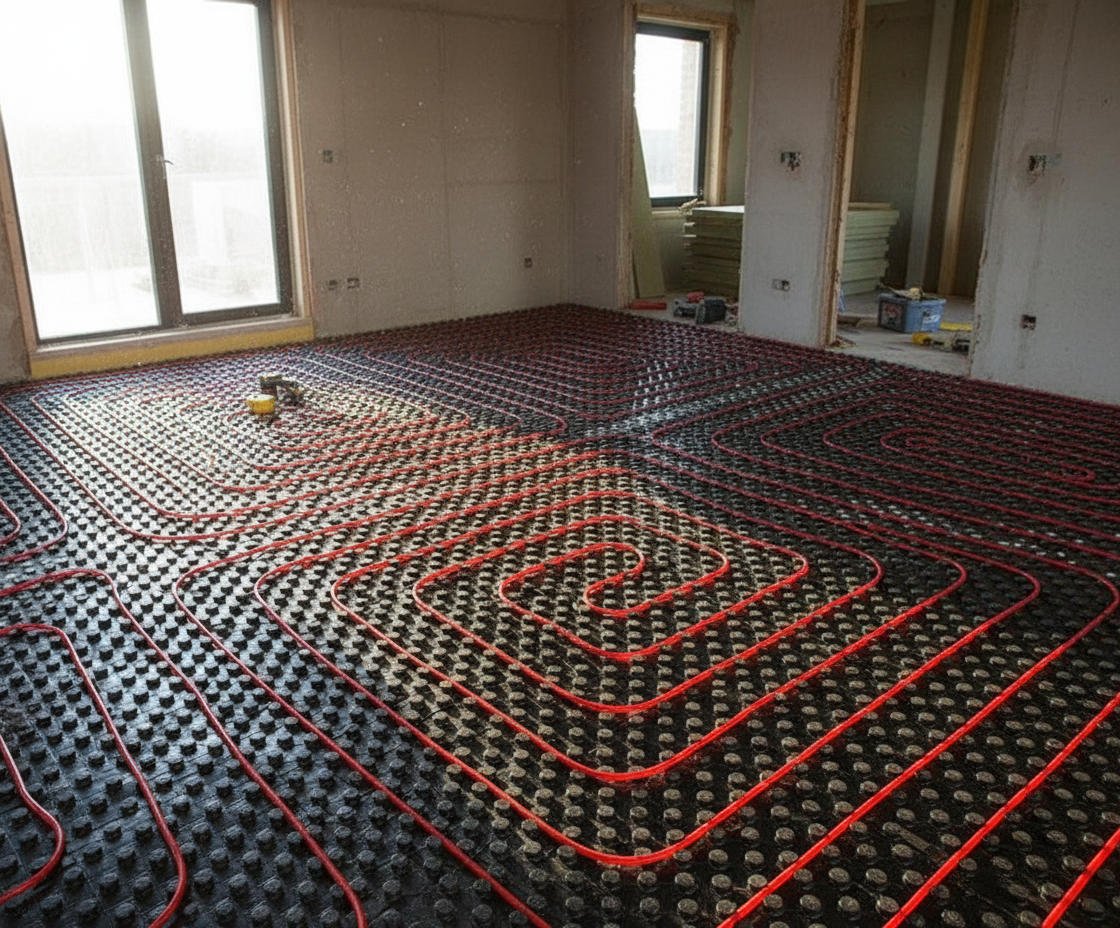 Fußbodenheizung